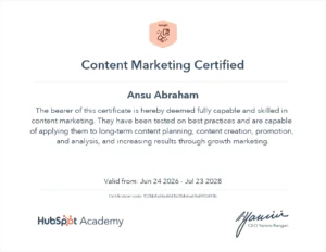 content marketing certificate digital marketing expert in pathanamthitta